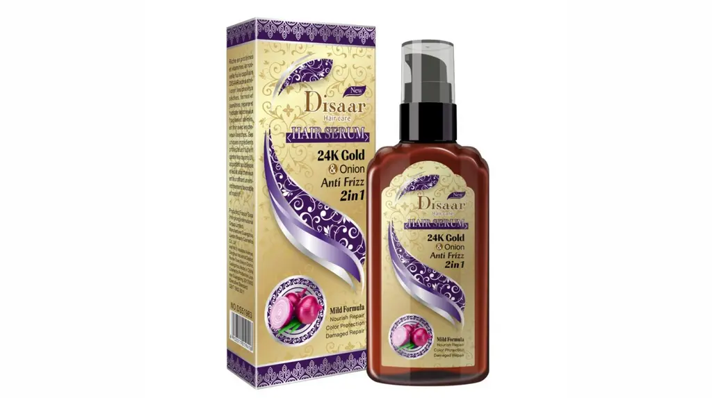 سرم مو کراتین حاوی عصاره پیاز و طلا برند دیسار DISAAR | اصل